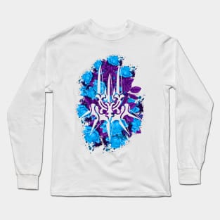 CLAN - Blue Flowers Style Long Sleeve T-Shirt